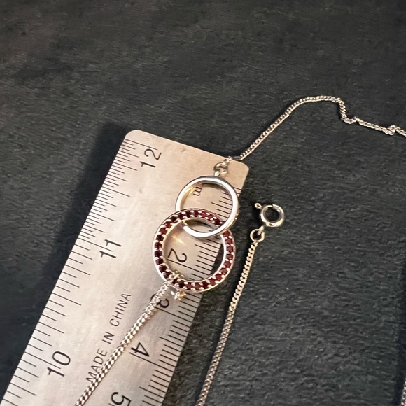 4 piece dainty real Czech garnet jewelry set - Picture 12 of 12